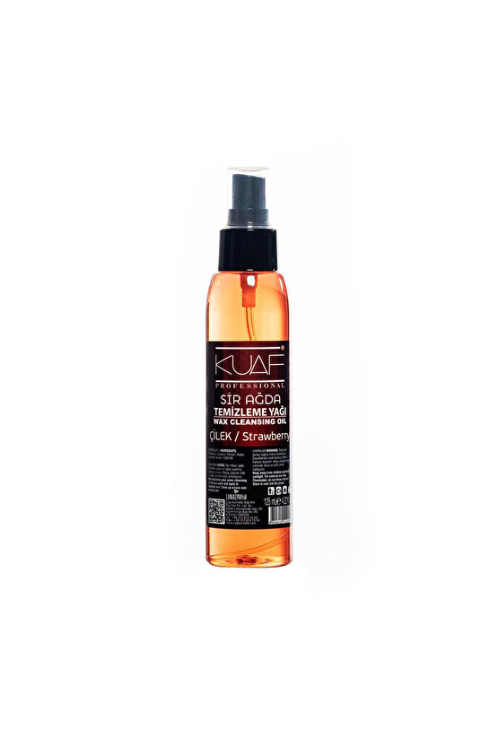 Çilekli Ağda Temizleme Yağı 125 ML