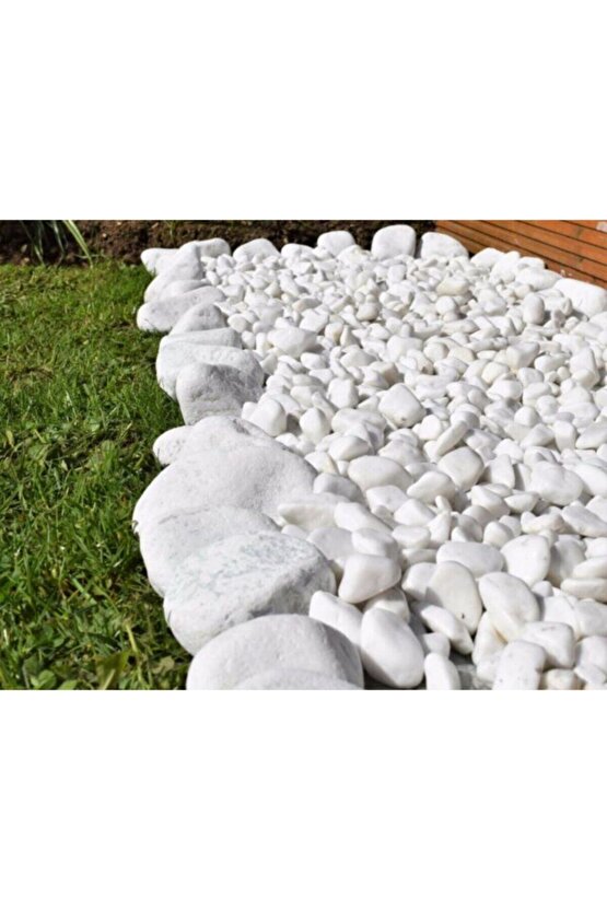 Dolomit Taş 25 Kg 4-6 Cm Beyaz Dolomit Taş Saksı Dibi Dekoratif Taş Bahçe Süsleme Taşı Peyzaj Taşı