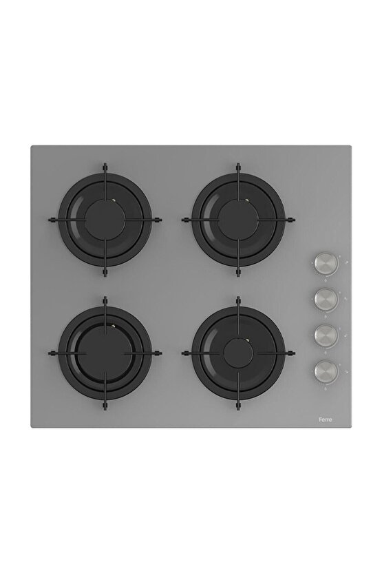 Fryart Cs Serisi Gri Ankastre Cam Set (D065 + CS208 + XE63CPR)
