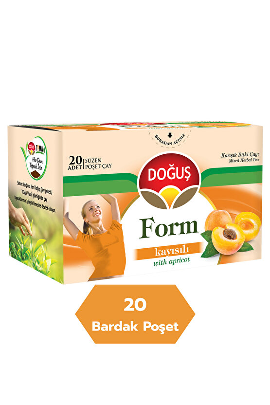 Form Kayısılı Bitki Çayı 20’li