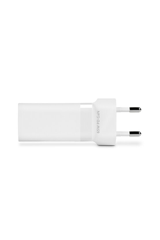 SmartCharger Trio GAN 65W PD Seyahat Hızlı Şarj Aleti 2 USB-C+USB-A