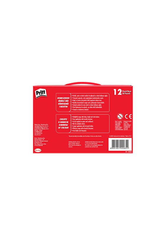 Pastel Boya Çantalı 12li