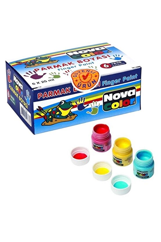 Parmak Boyası 6 Lı 25ml