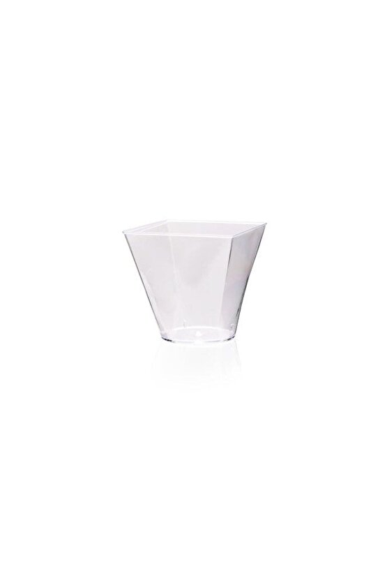 Mini Kare Kap Kase 120 Ml 25 Adet (ps Şeffaf)