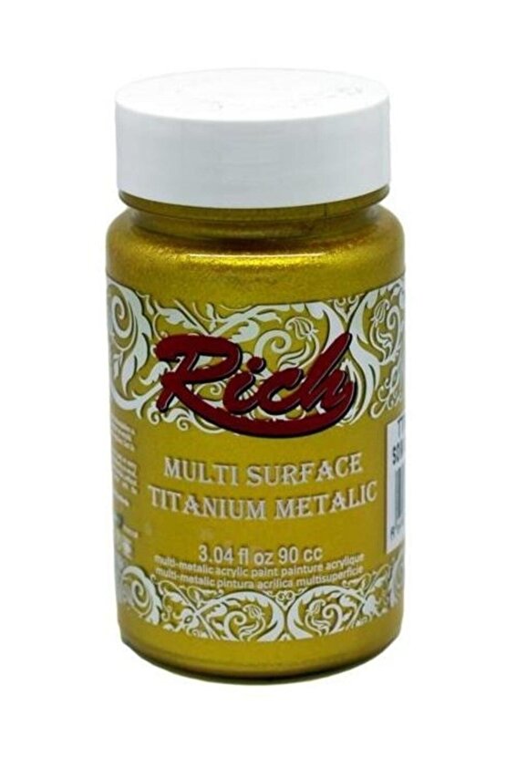 Multi Surface Titanium Metalik Boya 90 cc. N:2522 Som Altın