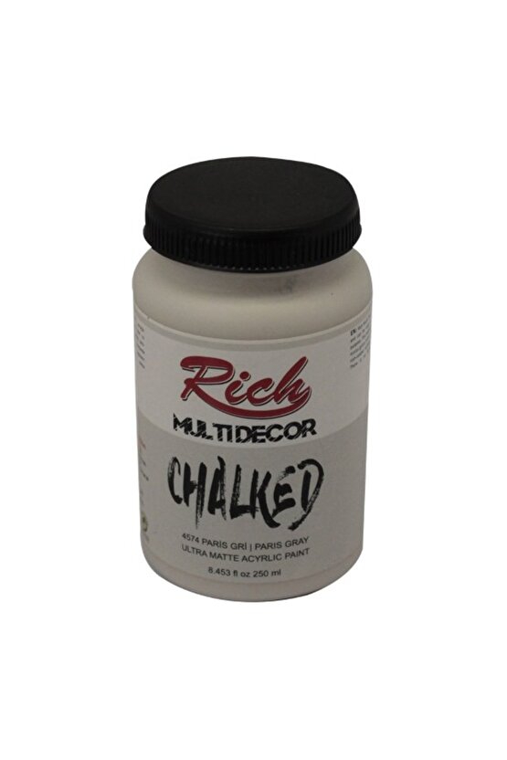 Multi Decor Chalked Akrilik 250ml N:4574 Paris Gri