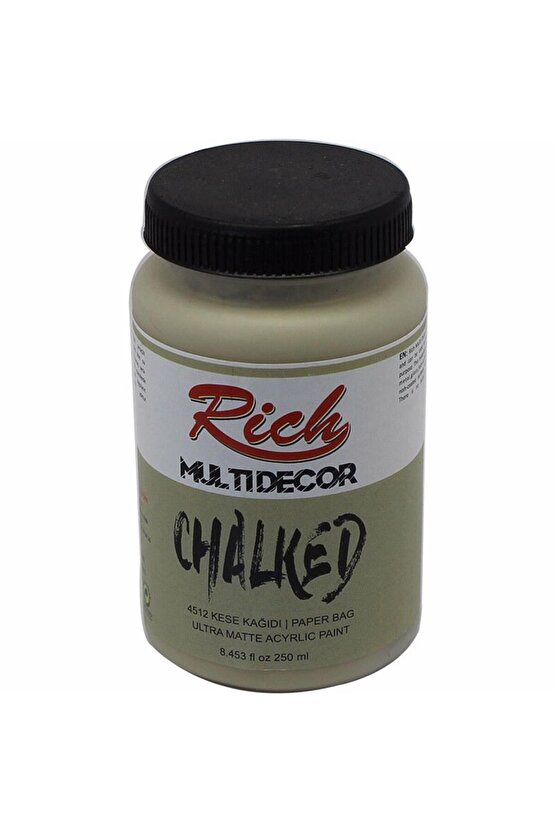 Akrilik Boya Decor Chalked 250 Cc Kese Kağıdı