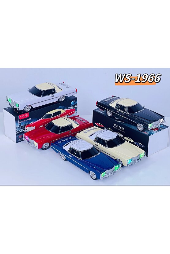 CADİLLAC ELDORADO NOSTALJİK ARABA ŞEKLİNDE BLUETOOTH SPEAKER ŞARJLI KABLOSUZ HOPARLÖR
