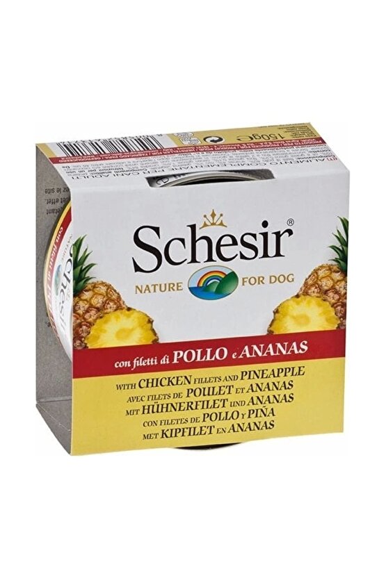 Tavuk ve Ananas Konserve Köpek Maması 150 Gr