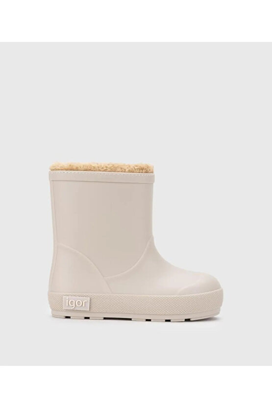 Yogi Borreguito İçi Kürklü Unisex Çocuk Yağmur Çizmesi BEJ