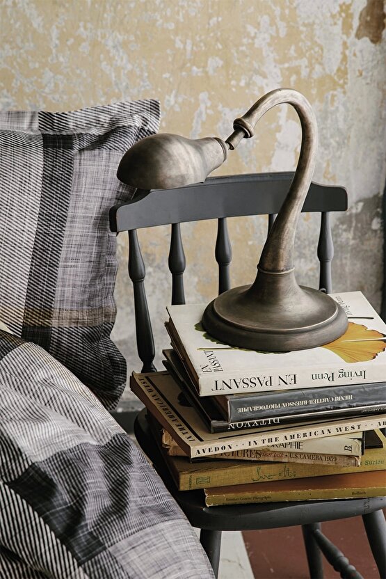 Dunloe Black 210 TC (83 Tel) Dijital Pamuk Saten Nevresim Takımı Çift Kişilik