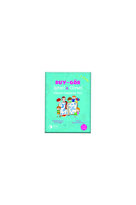 Duy-Gör İşitsel Zeka ve Görsel Algı Geliştirme Seti (Stickerlı Etklinlikler) Avantajlı Paket