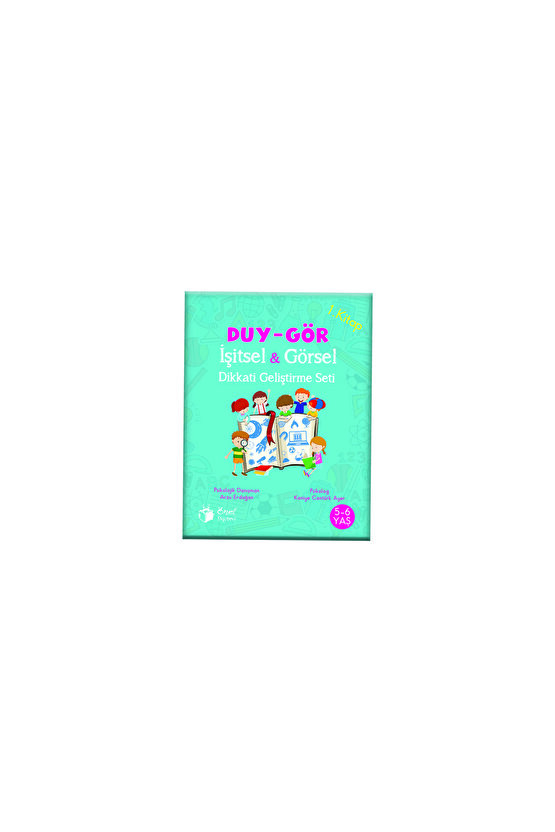 Duy-Gör İşitsel Zeka ve Görsel Algı Geliştirme Seti (Stickerlı Etklinlikler) Avantajlı Paket