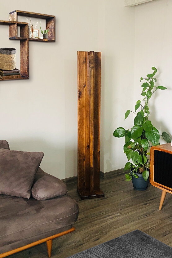 Ahşap Led Aydınlatma Lambader 150cm