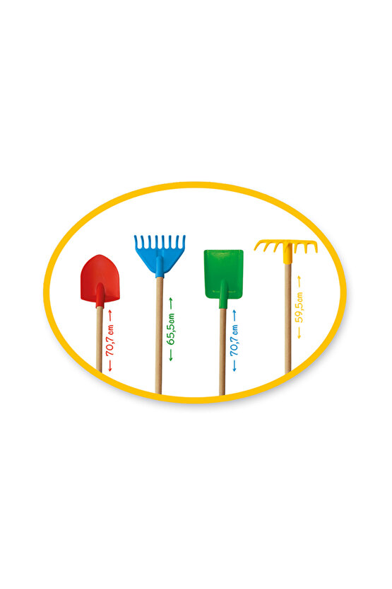 Tırmık ve Kürek 4Lü Set