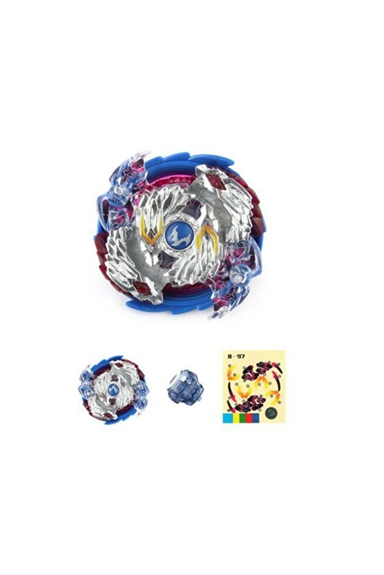 Beybladeb97 Burst Nightmare Longinus Destroy Atıcı Launcher Fırlatıcı Metal B-97 + K