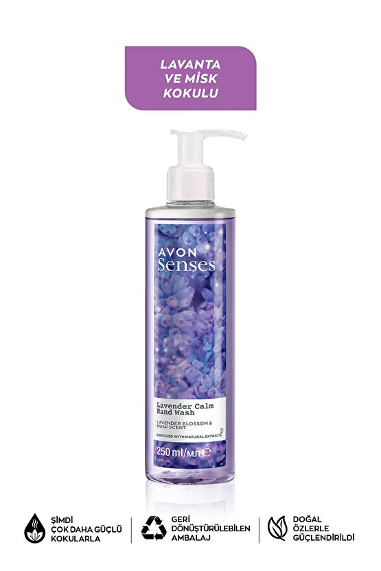 Senses Lavander Calm Lavanta Ve Misk Kokulu Sıvı El Sabunu 250 Ml.