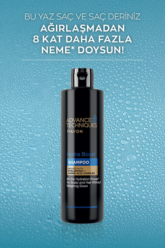 Advance Techniques Hydra Boost Nemlendirici Şampuan 400 Ml. Üçlü Set
