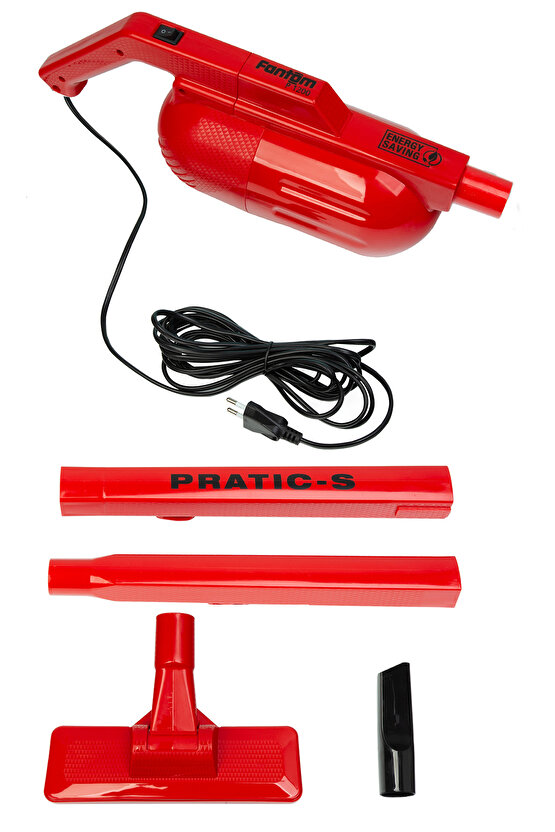 Pratıc-S P 1200 Toz Torbasız Dikey Süpürge Kırmızı
