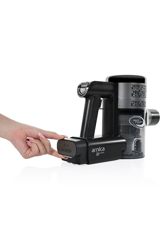 Yeni Solara Pro ET13460 Kablosuz Şarjlı Dikey Süpürge