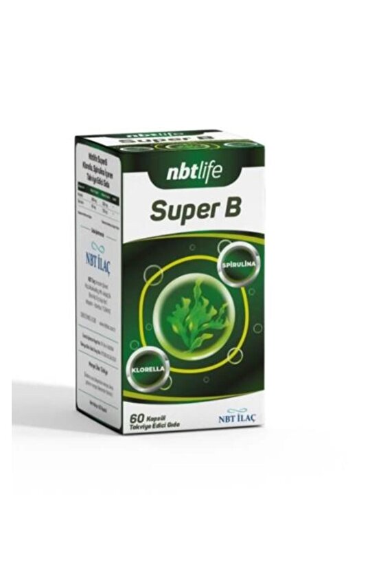 NBT Life Super B Takviye Edici Gıda 60 Kapsül