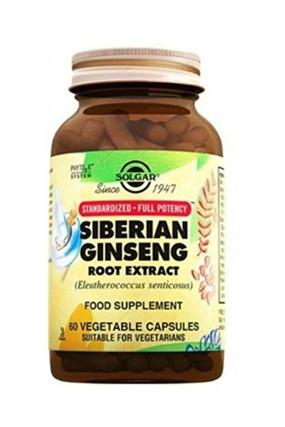 Siberian Ginseng Root Extract 60 Kapsül