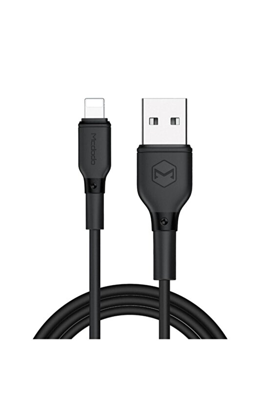 Ca-7271 Lightning Usb Hızlı Şarj Ve Data Kablosu 3a 1.2mt Siyah
