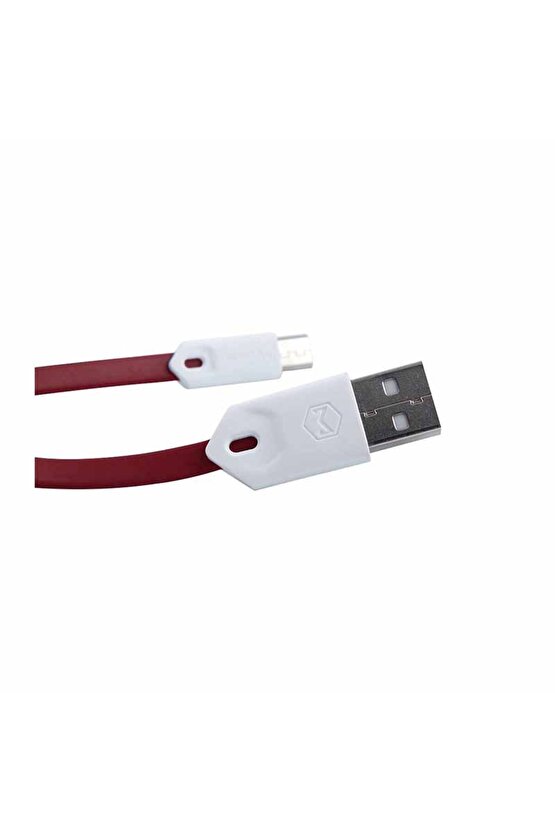 Ca0431 MicroAndroid Dataşarj Kablosu 1M Kırmızı