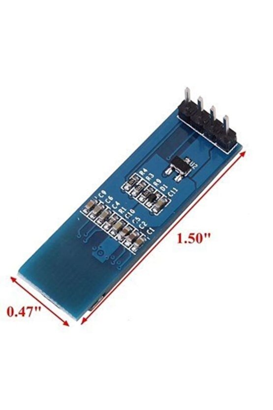 128x32 Oled Lcd Ekran 0.91 Inch Ssd1306 (arduino Uyumlu) - Beyaz