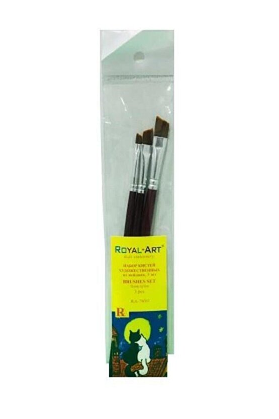 Royal-art Yan Kesik Sentetik Fırça Seti (Ra7690)