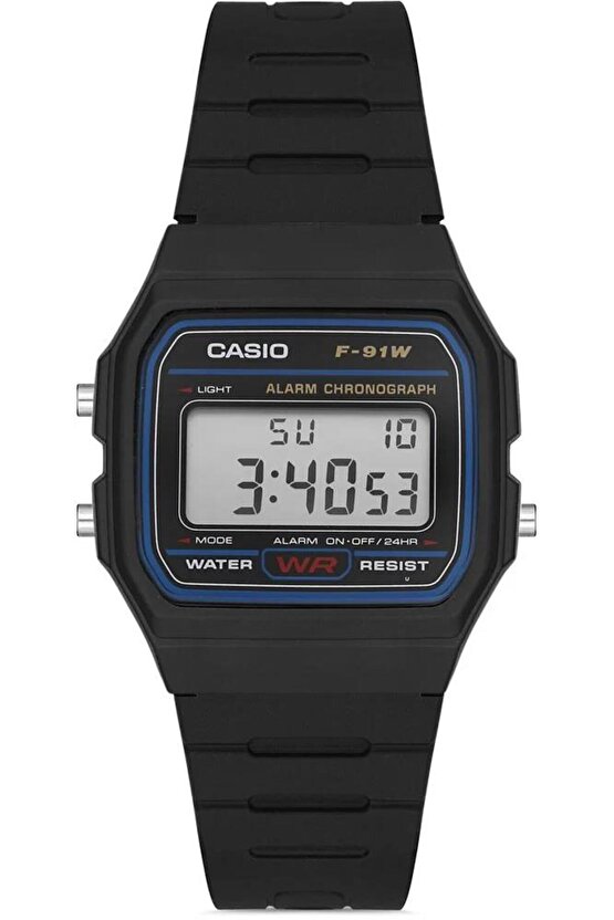 F-91W-1DG Retro Plastik Dijital Erkek Kol Saati