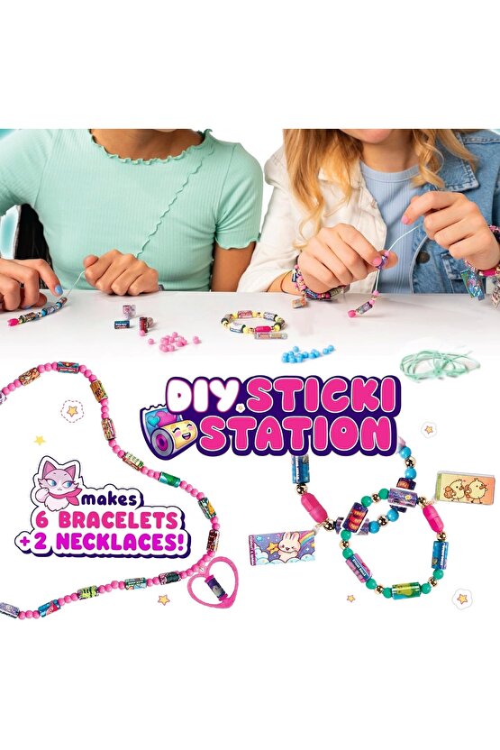 Sticki Rolls Sticki Station - En İyi Kendin Yap Çıkartma Takı Seti - Takı Setleri - Çıkart Yapıştır
