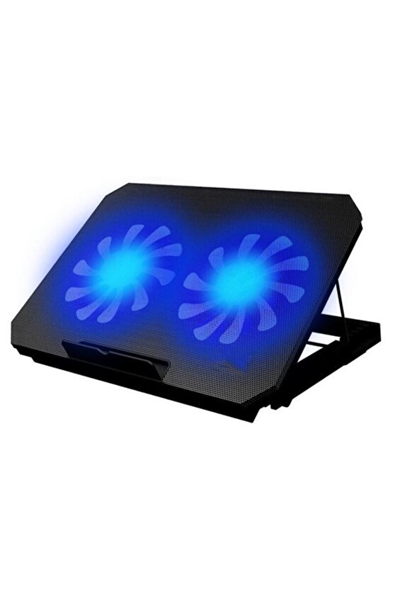 Laptop Soğutucu Fan Cooling Pad Notebook Altlığı Çift Fanlı