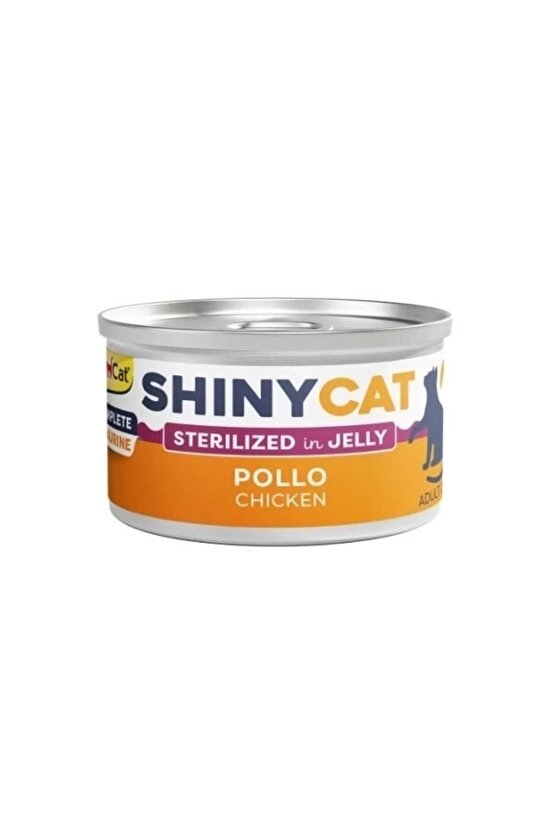 Shinycat Jöle İçinde Tavuklu Kısırlaştırılmış Konserve Kedi Maması 70 Gr