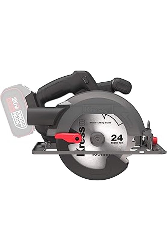 Kress Kue12.9 20Volt 165Mm Kömürsüz Profesyoel Daire Testere (Akü Dahil Değildir)