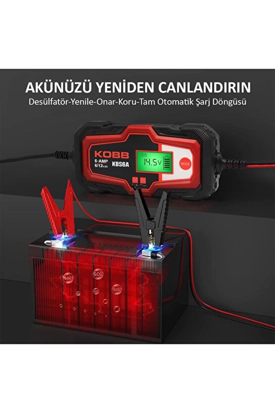KBS6A 612V 150A Dijital Akü Şarj  Akü Bakım  Desülfatör ve Power Supply