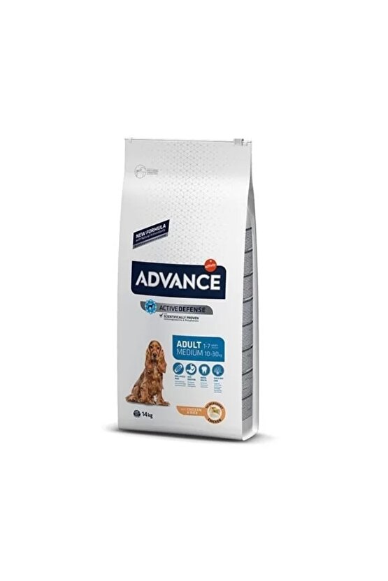 Adult Medium Tavuklu Orta Irk Yetişkin Köpek Maması 14 Kg