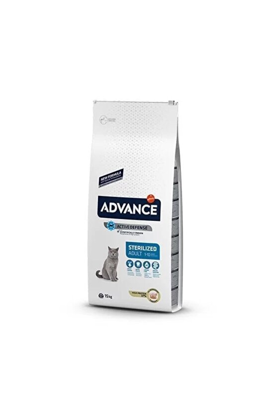 Sterilised Hindili Yetişkin Kısırlaştırılmış Kedi Maması 15 Kg