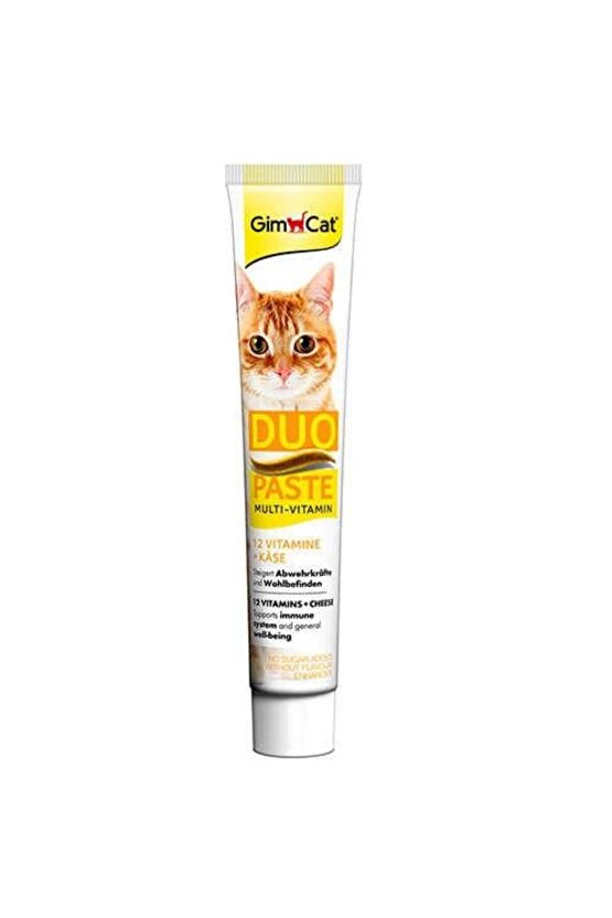 Duo Paste Peynirli 12 Vitaminli Kedi Macunu 50gr