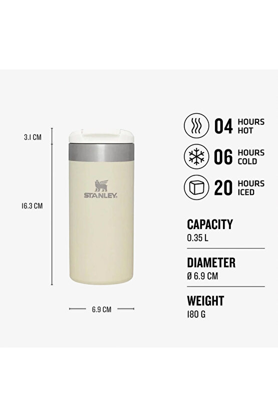 The Aerolight Transit Mug 0.35 L Krem Termos