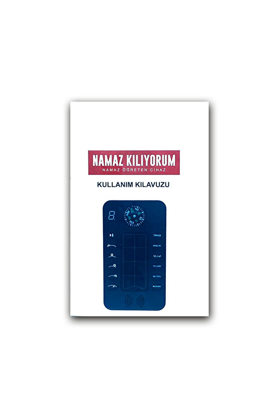 Namaz Kılıyorum - Sesli Namaz Öğreten Pusulalı Cihaz - 6 Dil Destekli - Led Rekat Sayar