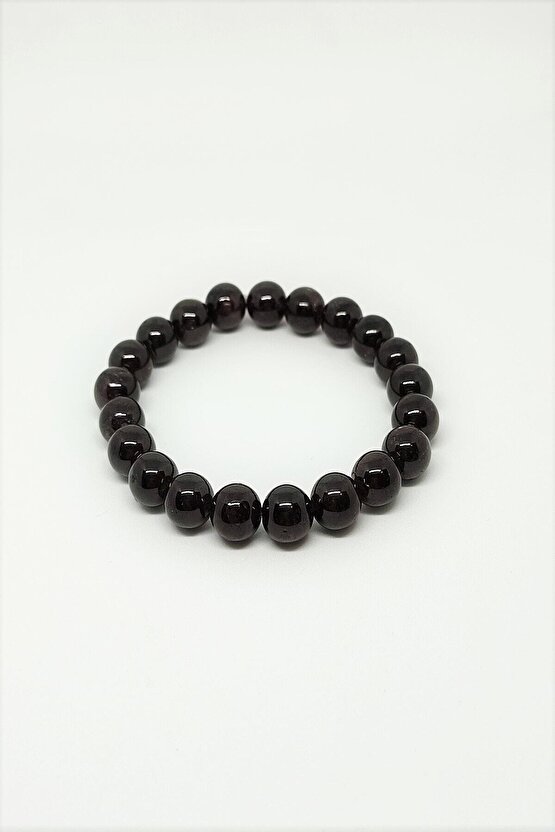 Sertifikalı 8 Mm Lal Granat Garnet Doğaltaş Bileklik
