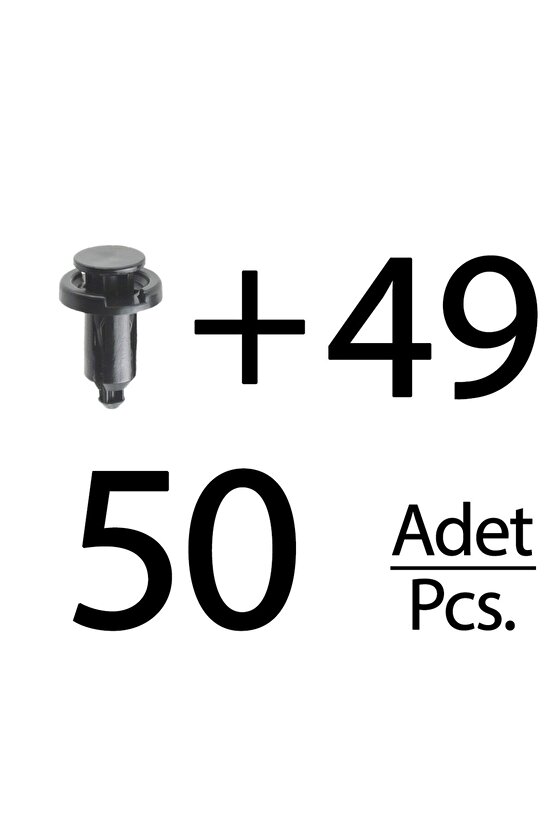 Honda için Tampon Klipsi- 50 Adet