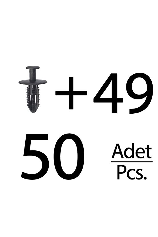 Mercedes için Tampon Klipsi- 50li