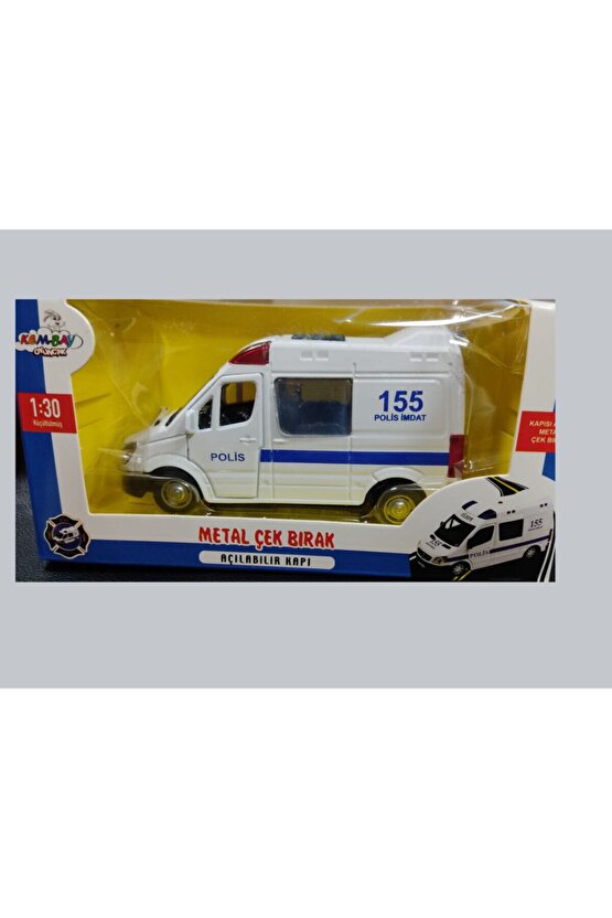 Metal Çek Bırak Polis Minibüs