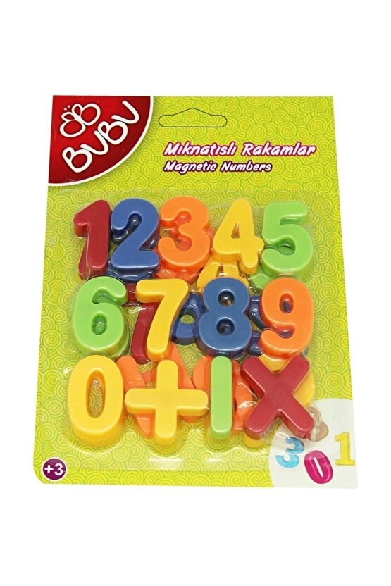 Bu-Bu Mıknatıslı Rakam 25 Parça 00083
