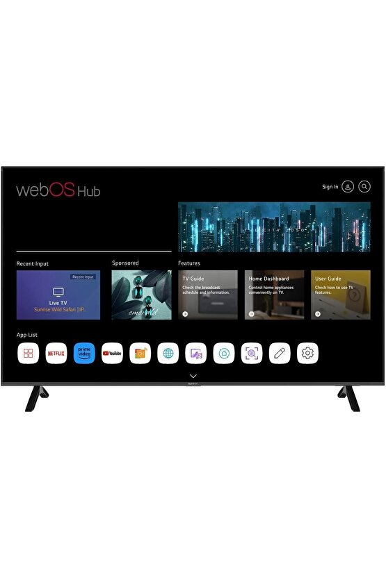 SN65FMN252 65 165 Ekran Uydu Alıcılı 4K Ultra HD Smart WebOS LED TV