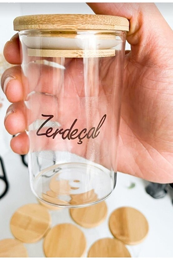 30 Adet Suya Dayanıklı Şeffaf Baharat Etiketi