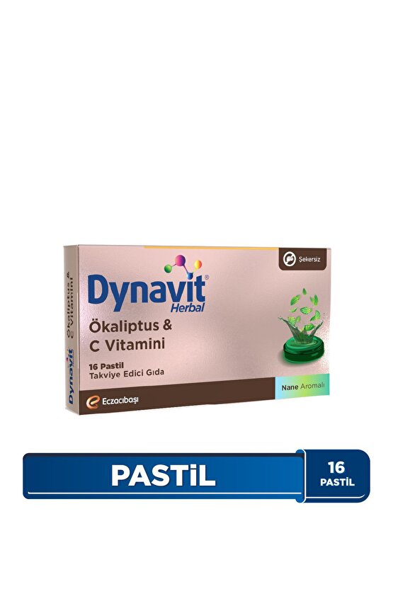 Herbal Ökaliptus & C Vitamini 16 Pastil - Ökaliptus, C Vitamini