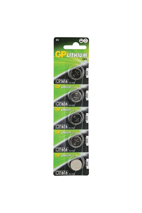 CR1616 Lityum 3 Volt Pil 5li Paket